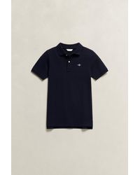 GANT - Teens Shield Polo Shirt Evening - Lyst