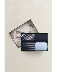 GANT - 4-Pack Checked Socks Gift Box Evening - Lyst