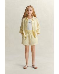 GANT - Teens Teen Girls Paperbag Waist Shorts - Lyst