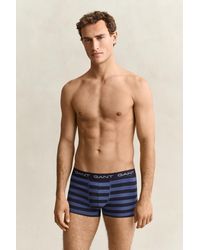 GANT - 3-Pack Striped Trunks Gift Box - Lyst