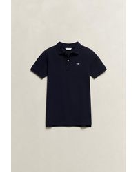 GANT - Teens Teen Boys Shield Polo Sweater Evening - Lyst