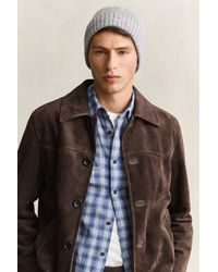 GANT - Shield Wool Beanie Melange - Lyst