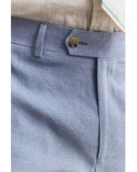 GANT - Linen Blend Suit Pants - Lyst