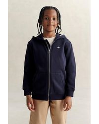 GANT - Teens Shield Zip Hoodie Evening - Lyst