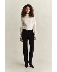 GANT - Flared Velvet Pants - Lyst