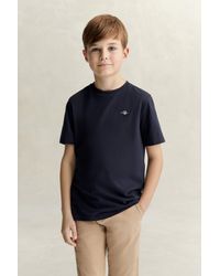 GANT - Teens Shield T-Shirt Evening - Lyst