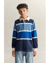 GANT - Teens Teen Boys Striped Graphic Rugger Evening - Lyst