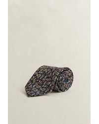 GANT - Foulard Tie Marine - Lyst
