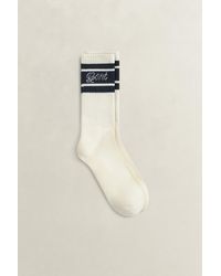 GANT - Graphic Sport Socks Marine - Lyst