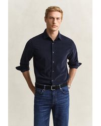 GANT - Corduroy Shirt Evening - Lyst