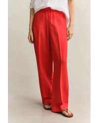 GANT - Linen Blend Pants - Lyst