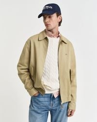 GANT - Cotton Twill Jacket - Lyst