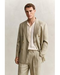 GANT - Linen Suit Jacket - Lyst