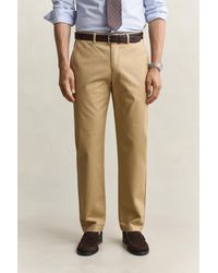 GANT - Regular Smart Chinos Dark - Lyst