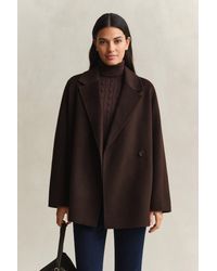 GANT - Handstitched Belted Jacket Deep - Lyst