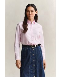GANT - Regular Fit Classic Poplin Shirt Light - Lyst