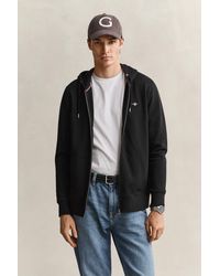 GANT - Shield Zip Hoodie - Lyst