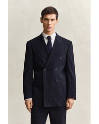 GANT - Tonal Pinstripe Suit Jacket Evening - Lyst