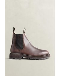 GANT - Blisdor Leather Chelsea Boots Dark - Lyst