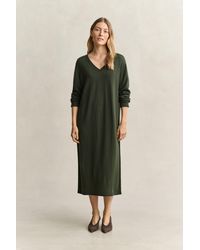GANT - Extra Fine Merino Wool Dress - Lyst