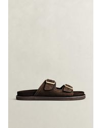 GANT - Fairfro Suede Sandals Dark - Lyst