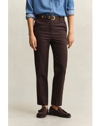 GANT - Slim Fit Slacks Deep - Lyst