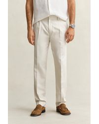 GANT - Lyocell Blend Pants - Lyst