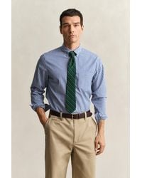 GANT - Striped Classic Poplin Shirt College - Lyst