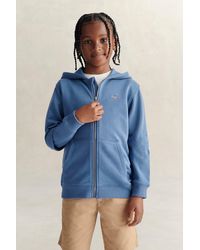 GANT - Teens Shield Zip Hoodie Salty Sea - Lyst