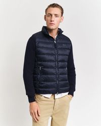GANT - Light Down Gilet - Lyst