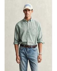GANT - Linen Blend Shirt Woody - Lyst