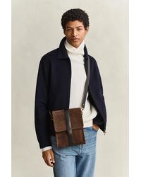 GANT - Suede Shoulder Bag - Lyst