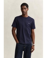 GANT - Regular Fit Short Sleeve Shield Logo T-Shirt - Lyst