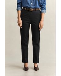 GANT - Slim Fit Slacks - Lyst