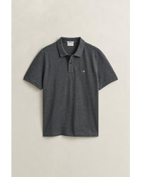 GANT - Regular Fit Short Sleeve Shield Logo Pique Polo Nos - Lyst