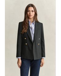GANT - Classic Club Blazer Dark Moss - Lyst