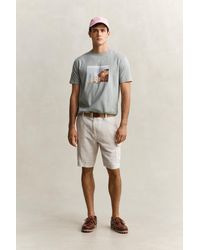 GANT - Linen Cargo Shorts - Lyst