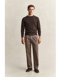 GANT - Brushed Cotton Chinos - Lyst