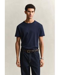 GANT - Interlock T-Shirt Evening - Lyst