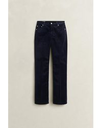 GANT - Flared Corduroy Jeans Evening - Lyst