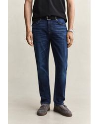 GANT - Regular Jeans Mid Worn In - Lyst