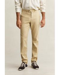 GANT - Linen Blend Chinos - Lyst
