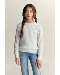 GANT - Teens Teen Girls Cable Knit Sweater - Lyst