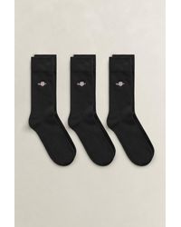 GANT - 3-Pack Shield Socks - Lyst