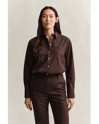 GANT - Relaxed Fit Classic Poplin Shirt - Lyst