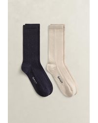 GANT - 2-Pack Metallic Socks Gift Box Evening - Lyst