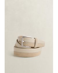 GANT - Leather Suede Mixed Belt - Lyst