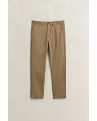GANT - Regular Fit Comfort Chinos Light Taupe - Lyst