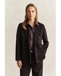 GANT - Twill Velvet Club Blazer Deep - Lyst