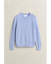GANT - Extra Fine Merino Wool Crew Neck Sweater - Lyst